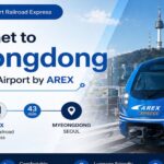 AREX train Incheon Airport to Myeongdong Seoul travel guide airport railroad express