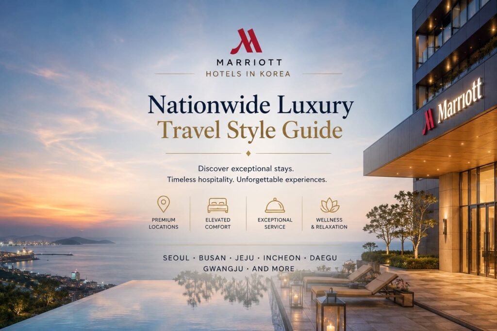 Marriott Hotels in Korea banner