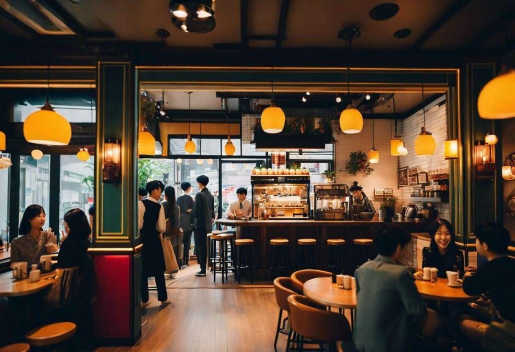 Cafe in Seoul, Korea 
