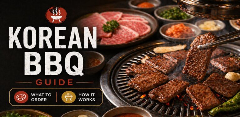 Korean BBQ guide grilled meat what to order how it works Seoul restaurant table