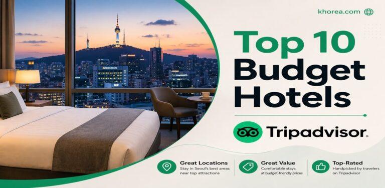 Top 10 Budget Hotels in Seoul Tripadvisor rated affordable hotels Myeongdong skyline view