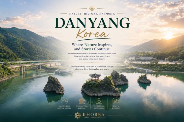 Danyang Korea Hidden Riverside Mountain Escape banner