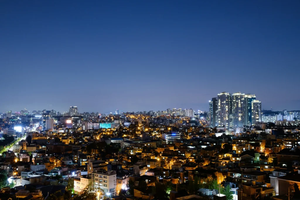 Haebangchon night scenery