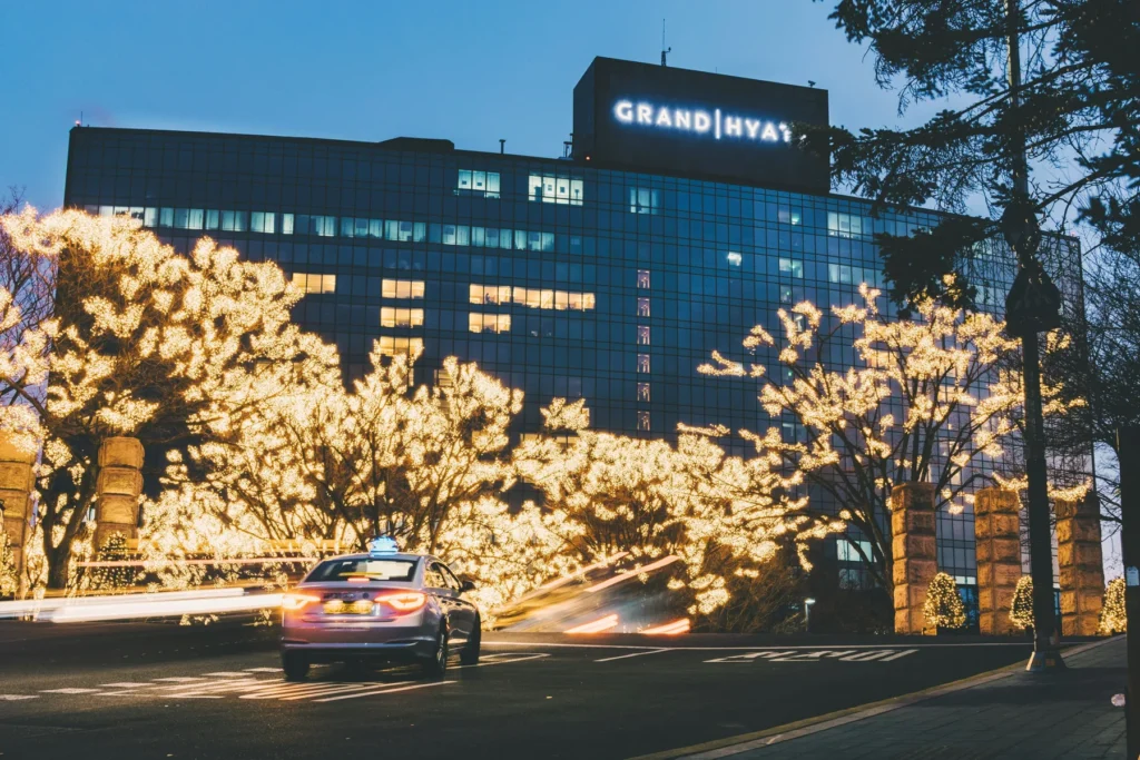 Grand Hyatt hotel Hannam-dong view
