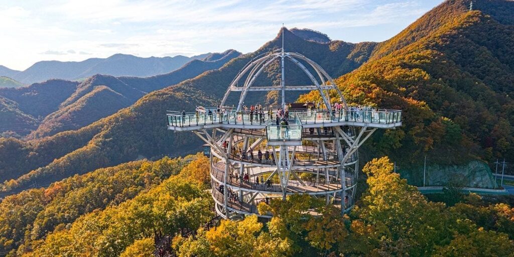 Mancheonha Skywalk, Danyang