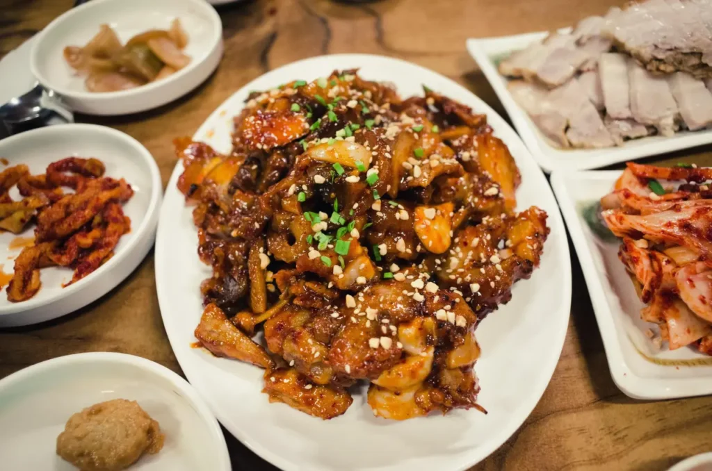 Delicious market foods in Seoul