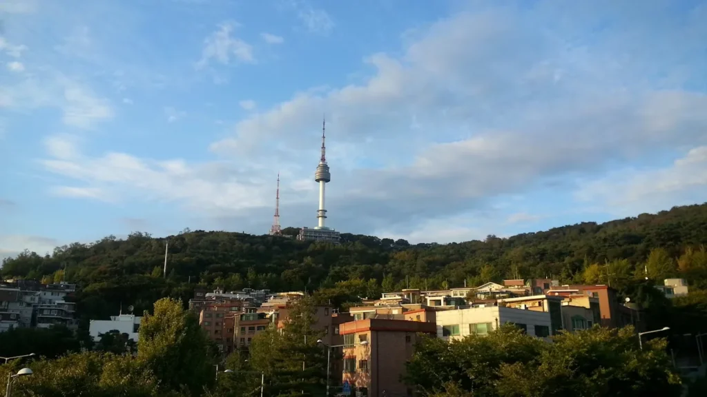 Namsan Ntower view from Itaewon