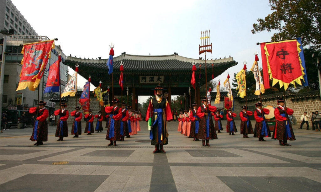 Royal Guard Changing Ceremony Seoul Korea