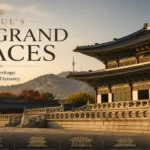 Seoul five grand palaces Joseon dynasty Korean palace travel banner