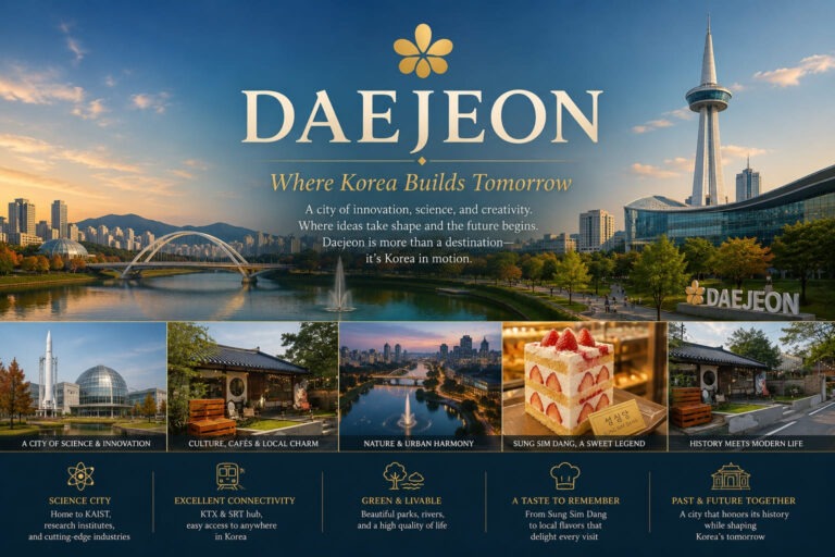 Daejeon – Where Korea Builds Tomorrow banner