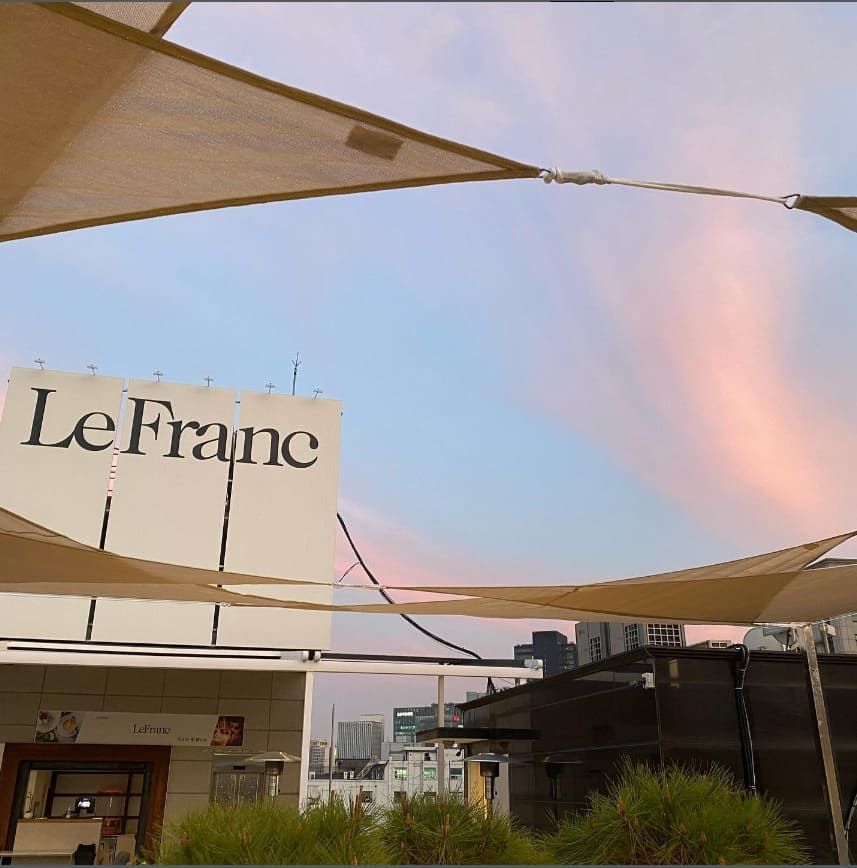 Le Franc Rooftop Cafe, Insa-dong, Seoul