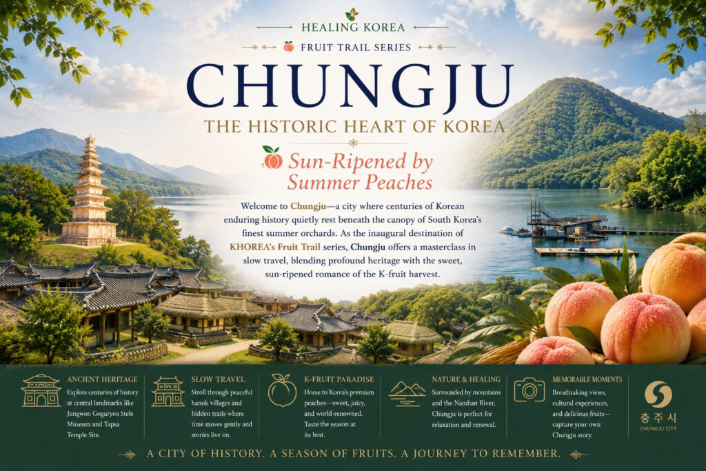 Chungju fruit trail banner
