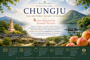 Chungju fruit trail banner