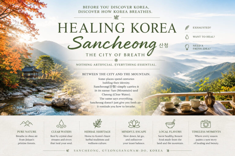 Healing Korea-Sancheong-The City of Breath