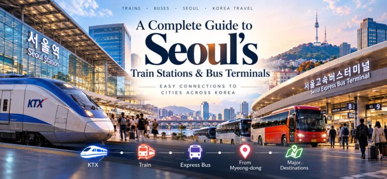 Seoul Train Stations and Bus Terminals
